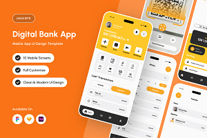 NexaPay – Digital Wallet App Design, an App Template by productype1