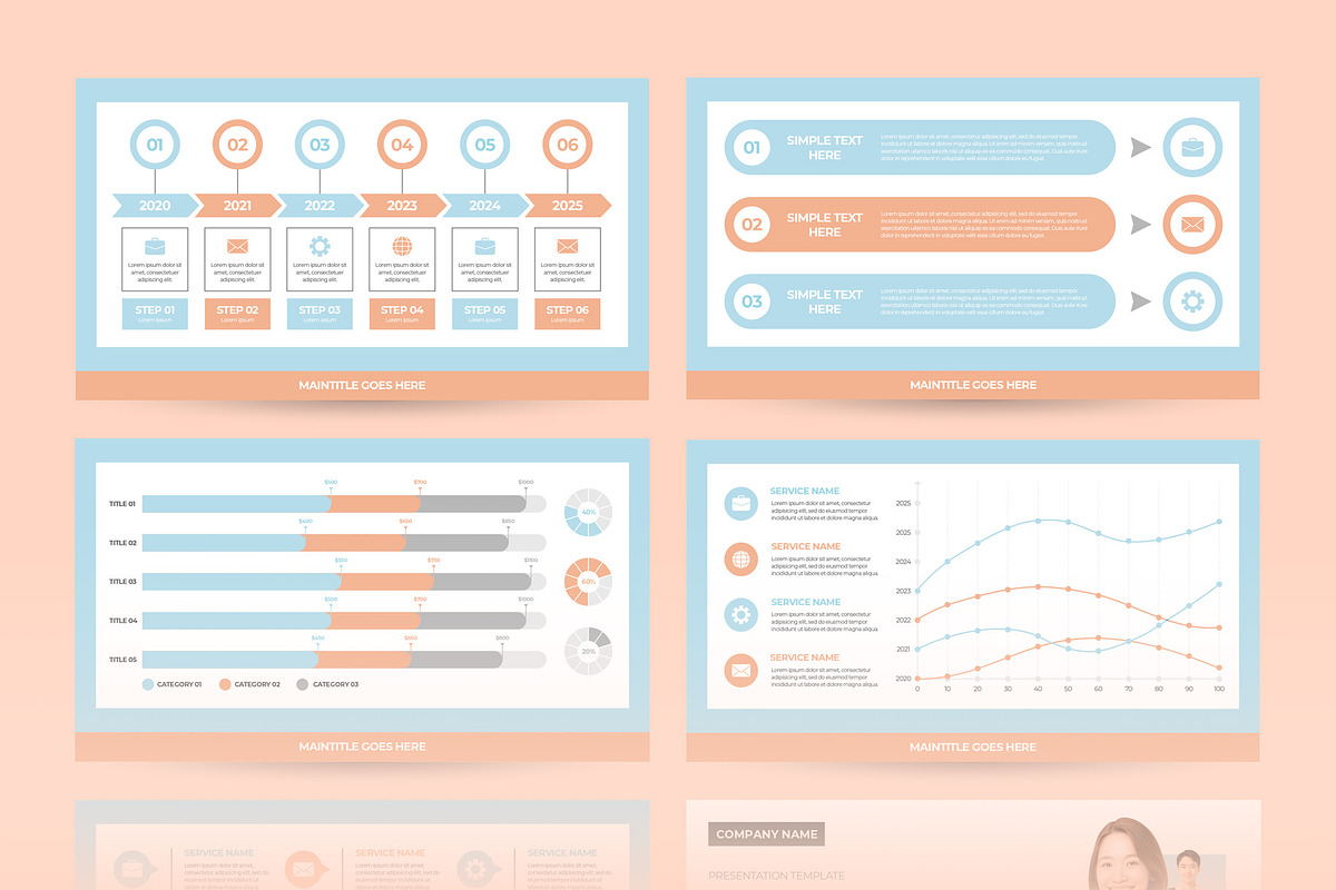 Business Plan PowerPoint Template, a Presentation Template by CreativeUP (Photo 6 of 6)
