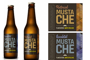 Fake Hipster Beer Brand
