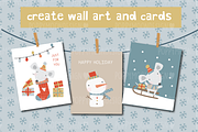 Merry Mice Clipart, an Animal Illustration by Poppymoondesign (Thumbnail 2 of 3)