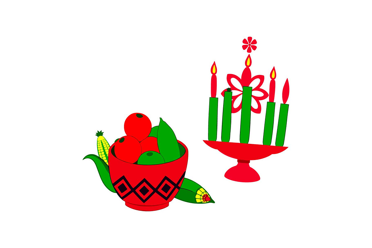 Kwanzaa Candle Holder Vector Set, an Object Graphic by Designs_River (Photo 6 of 16)
