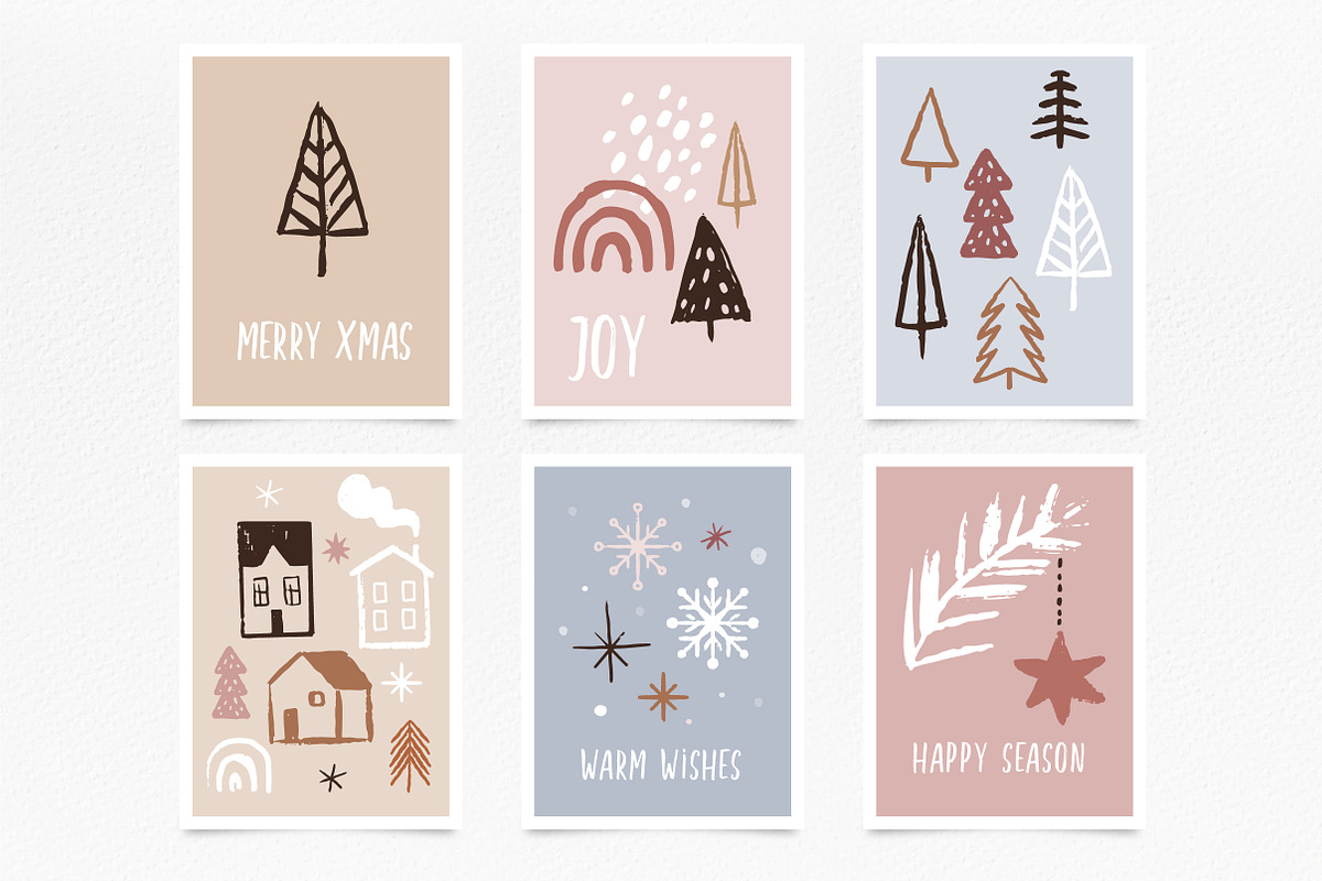 Hand Drawn Xmas Elements & Patterns, a Pattern Graphic by Marish (Photo 2 of 8)