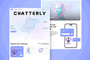 Chatterly - AI Chatbot Asisstant UI, a Landing Page Template by productype1 (Thumbnail 4 of 5)