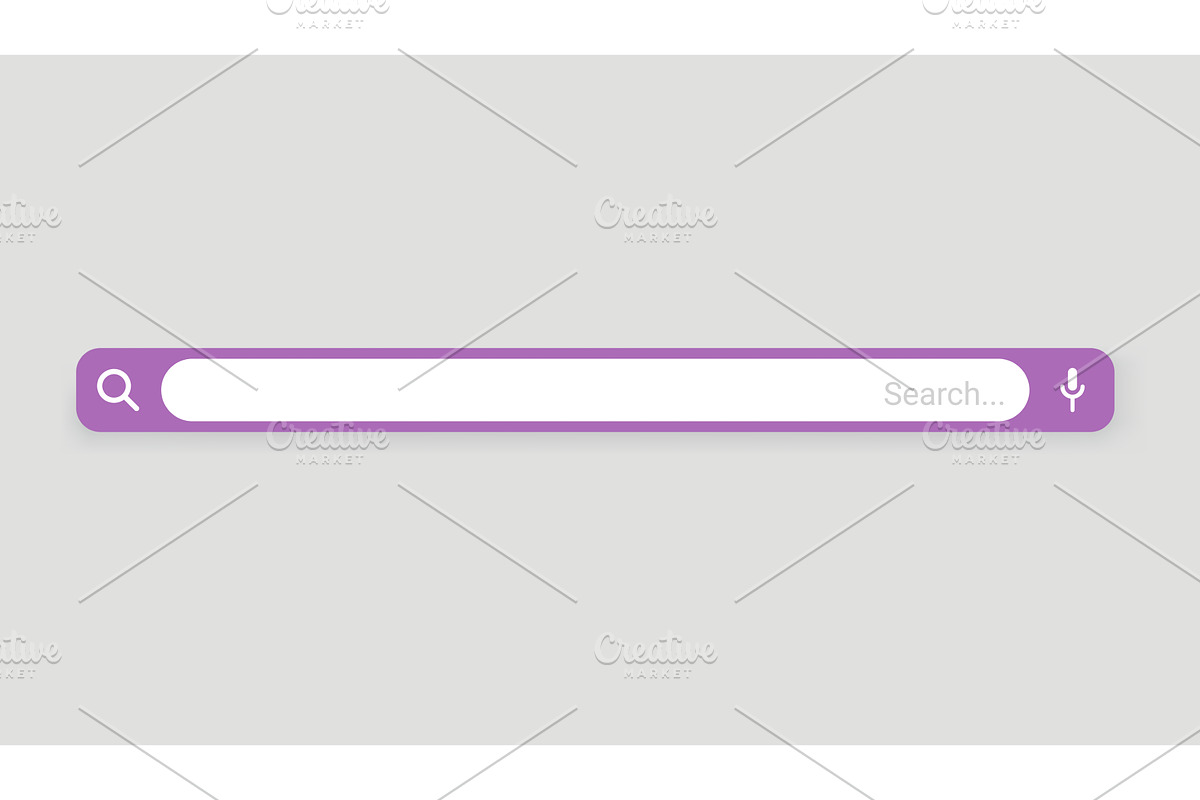 Browser search bar. Web page, an Object Illustration by the8monkey