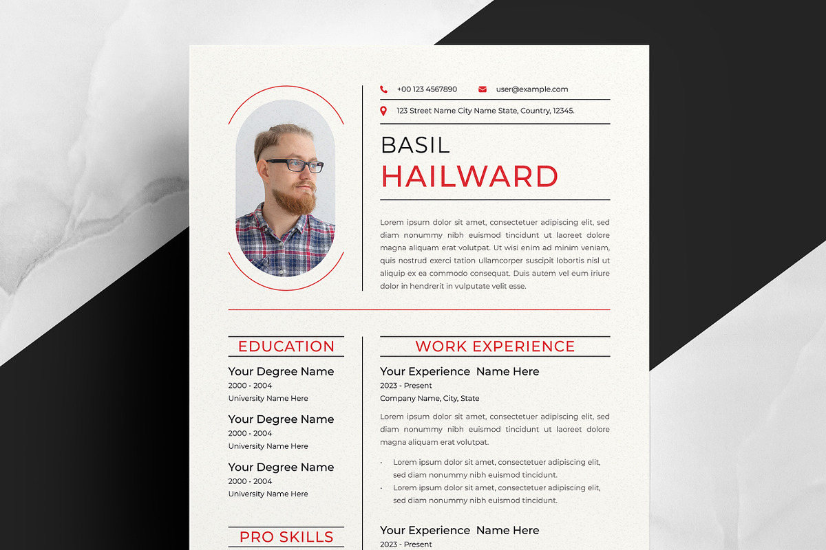 Executive Style CV Layout, a Resume Template by ResumeInventor (Photo 3 of 5)