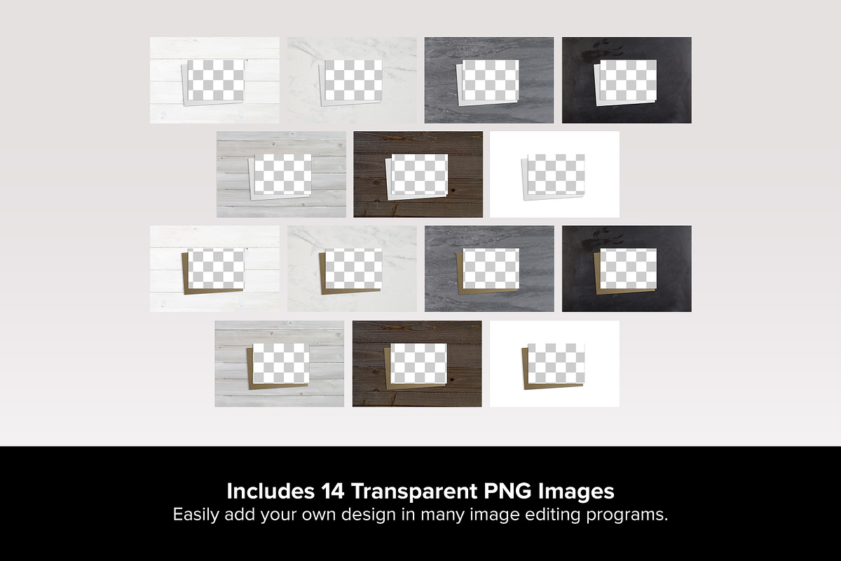 5x7 Greeting Card Mockup Set - PSD, a Product Mockup by MelissaBMockups (Photo 10 of 12)