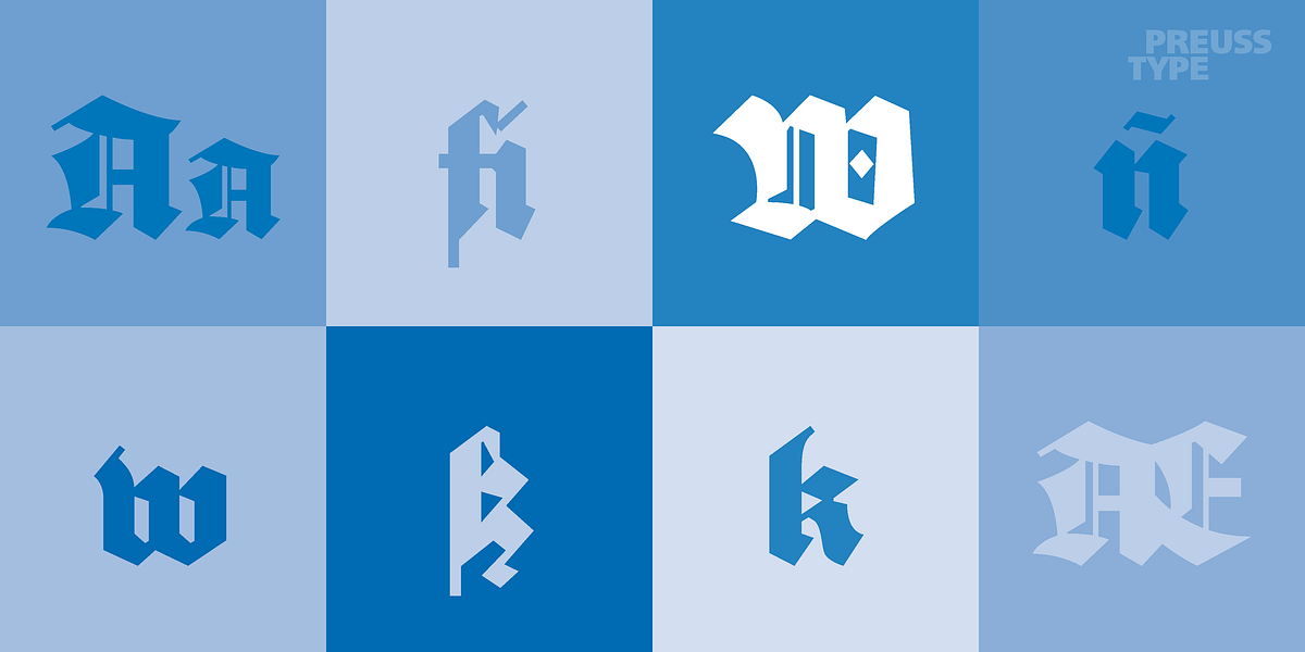 Sebaldus, a Blackletter Font by preussTYPE (Photo 7 of 8)