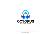 Modern Gradient Octopus Logo Design, a Branding & Logo Template by Artnivora.Std (Thumbnail 1 of 4)