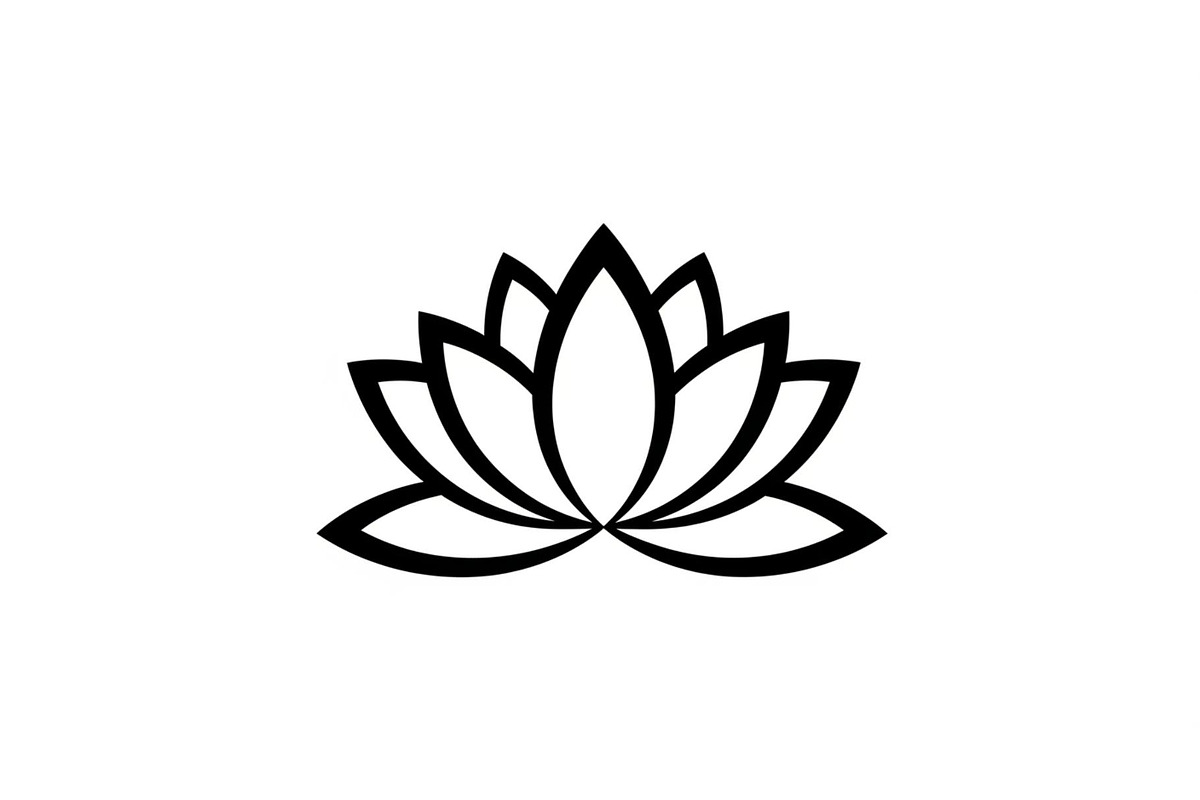 Lotus Flower Vector Icon Bundle, an Illustration by yasushie (Photo 9 of 51)