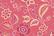 Pink Vintage Floral Seamless Repeat, a Pattern Graphic by Sharon Schwalbe (Thumbnail 4 of 4)