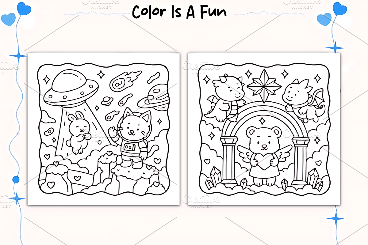 Cloud Tales Cute & Comfy, a Decorative Illustration by Design Station (Photo 2 of 4)