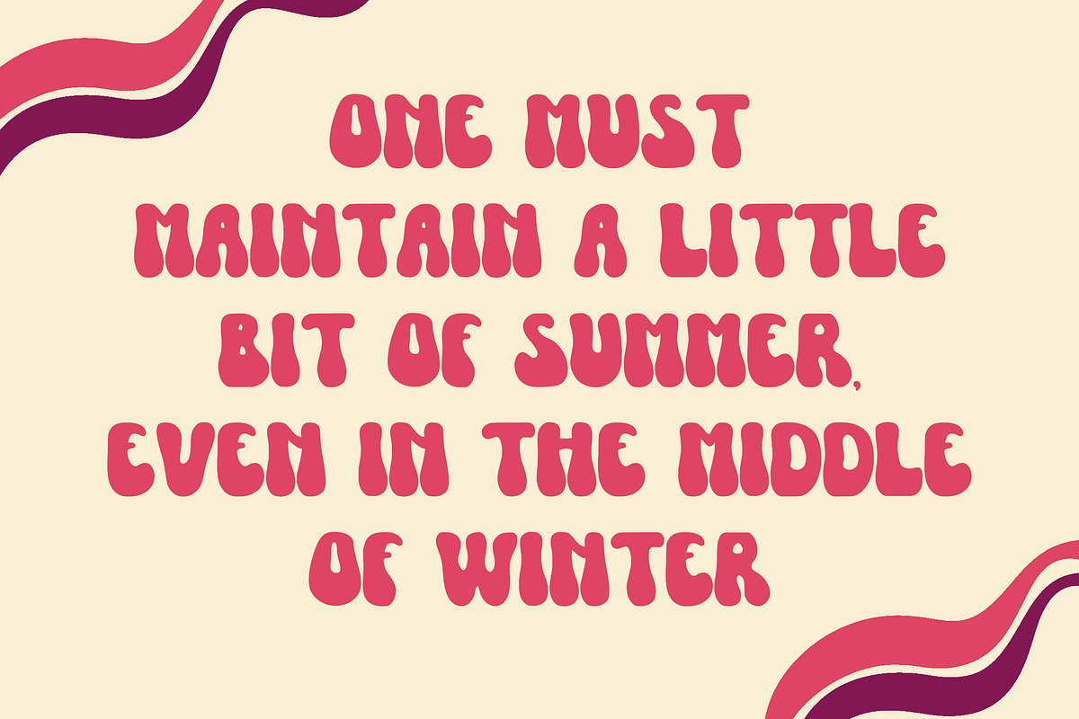 FlamboyanStyling - Groovy Retro Font, a Script Font by AQR Studio (Photo 4 of 9)