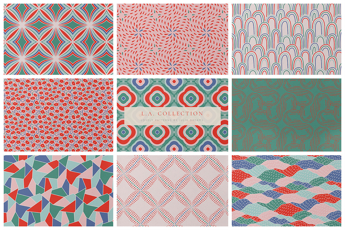 Lovely Seamless Patterns Kit, a Pattern Graphic by Julia Dreams (Photo 4 of 8)