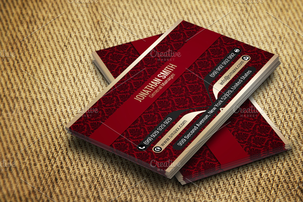 Luxury Corporate Business Card CM004, a Business Card Template by annozio (Photo 3 of 4)