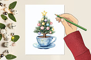 Cute Doodle Christmas Tree Sublimati, a Graphic by designcity5 (Thumbnail 4 of 5)