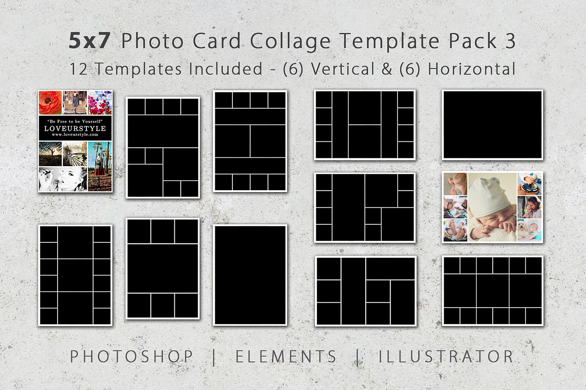 SALE Massive Photo Template Bundle, a Design Template by Loveurstyle Designs (Photo 15 of 39)
