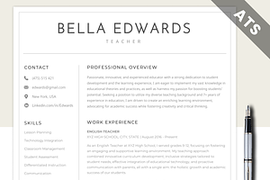 Clean, Simple, Minimalist Resume