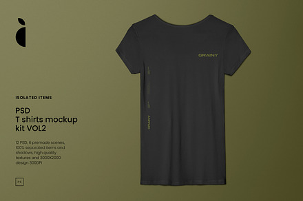 GRAINY T-Shirt Mockup Kit VOL2
