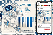 Hip Hop Music Flyer, a Flyer Template by regalDRAW (Thumbnail 2 of 4)