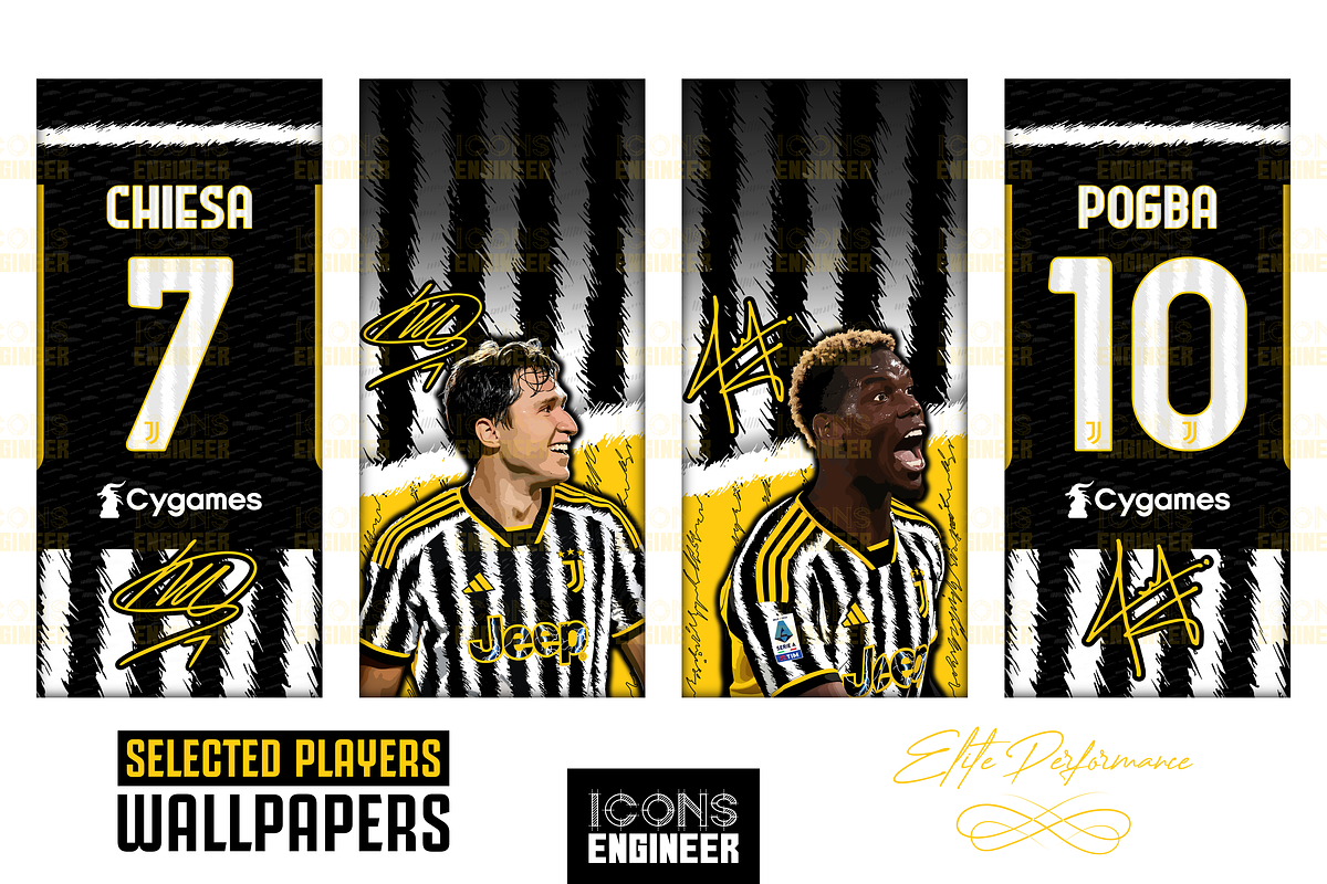 Juventus 23/24 Theme Pack | Home Kit, an Icon by IconsEngineer (Photo 4 of 11)