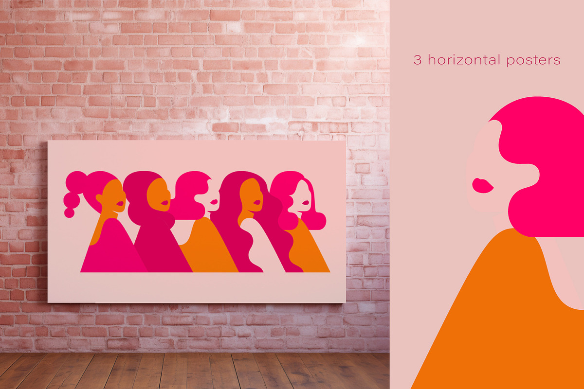 Women's Day Posters, a Person Illustration by Mary Long (Photo 3 of 6)