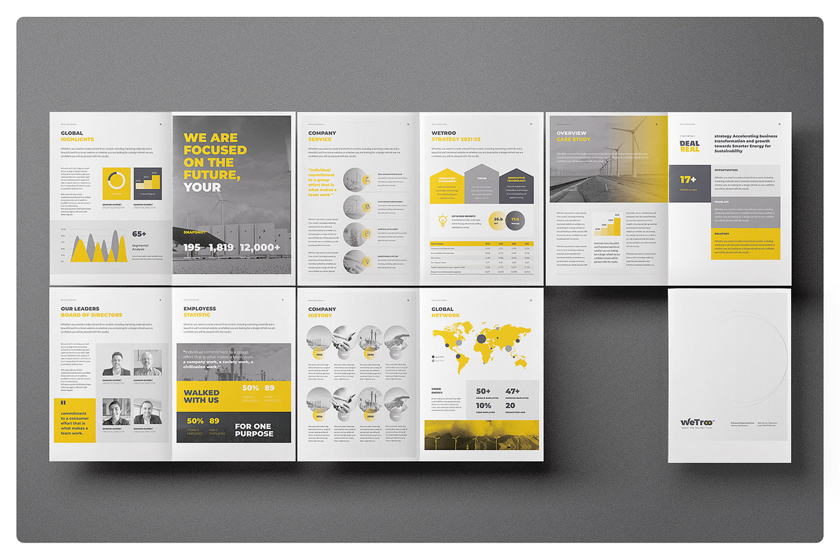 Company Profile, a Brochure Template by Proonty (Photo 3 of 3)