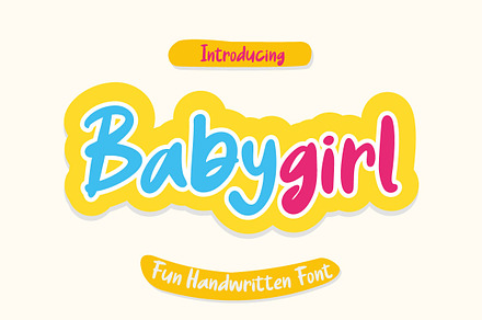 Babygirl, a Script Font by MSG Studio