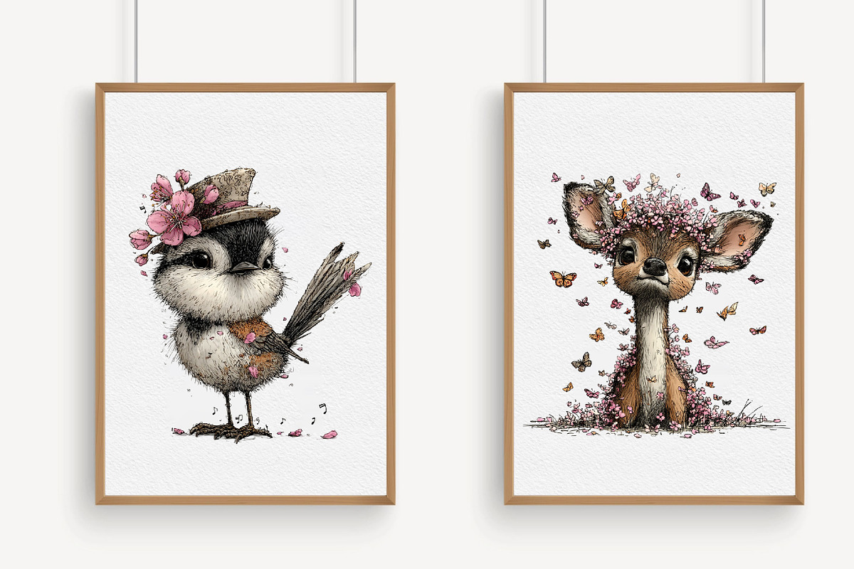 Whimsical Spring Clipart Collection, an Illustration by Libby Wishes (Photo 5 of 6)