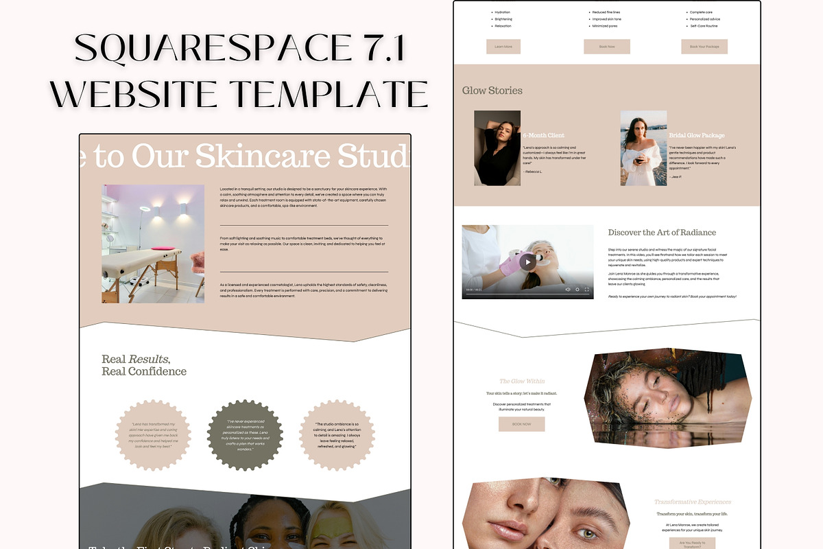 Squarespace 7.1 Website Template, a Squarespace Template by Lumina Alchemy (Photo 2 of 10)