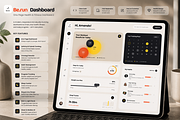 Be.Run – One Page Fitness Dashboard, an UI Kit Template by CodeTurtle (Thumbnail 1 of 2)