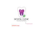 Minimal Dentist Logo Design, a Branding & Logo Template by YUDesignStore (Thumbnail 1 of 6)