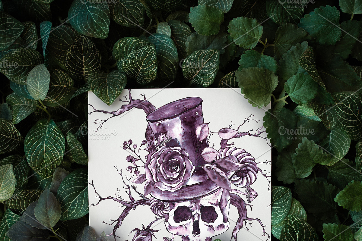 Creepy Halloween Clipart, a Seasonal Illustration by Depiano (Photo 6 of 10)