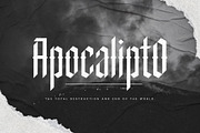 Something Damage - Blackletter, a Blackletter Font by Novitype (Thumbnail 8 of 10)