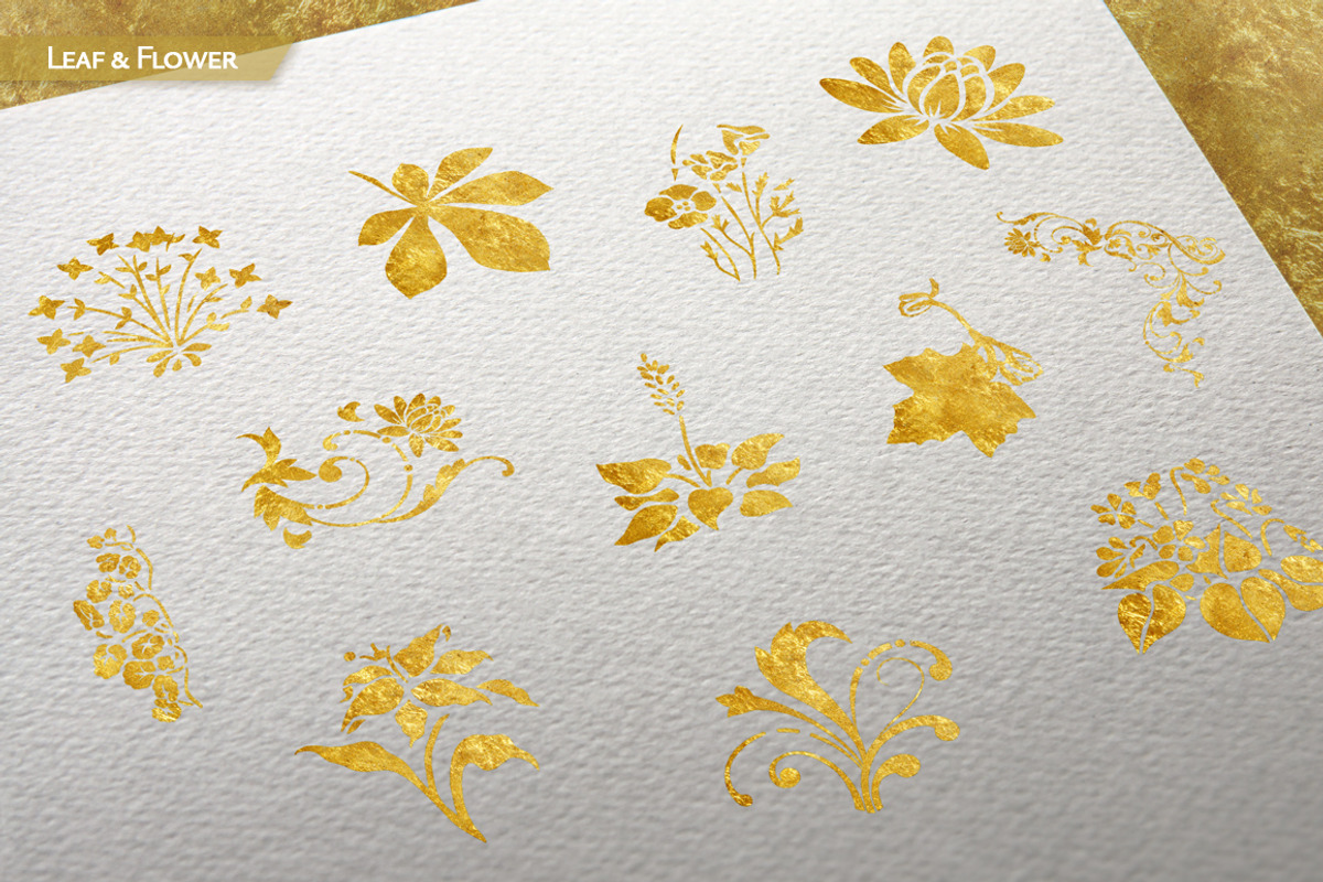 120 Gold Foil Elements + Free Bonus preview 3