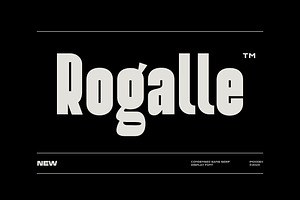Rogalle - Condensed Sans Serif, a Sans Serif Font by Imoodev