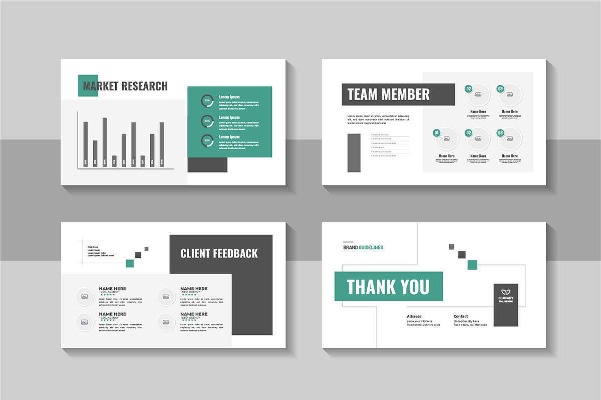 Minimal Business Marketing Plan, a Presentation Template by Pavel_design (Photo 4 of 4)