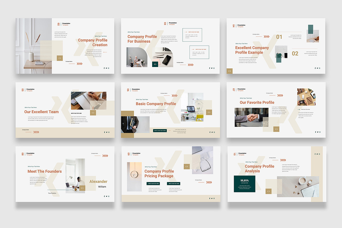 Company Profile Keynote Template, a Presentation Template by Boinah Studio (Photo 5 of 7)