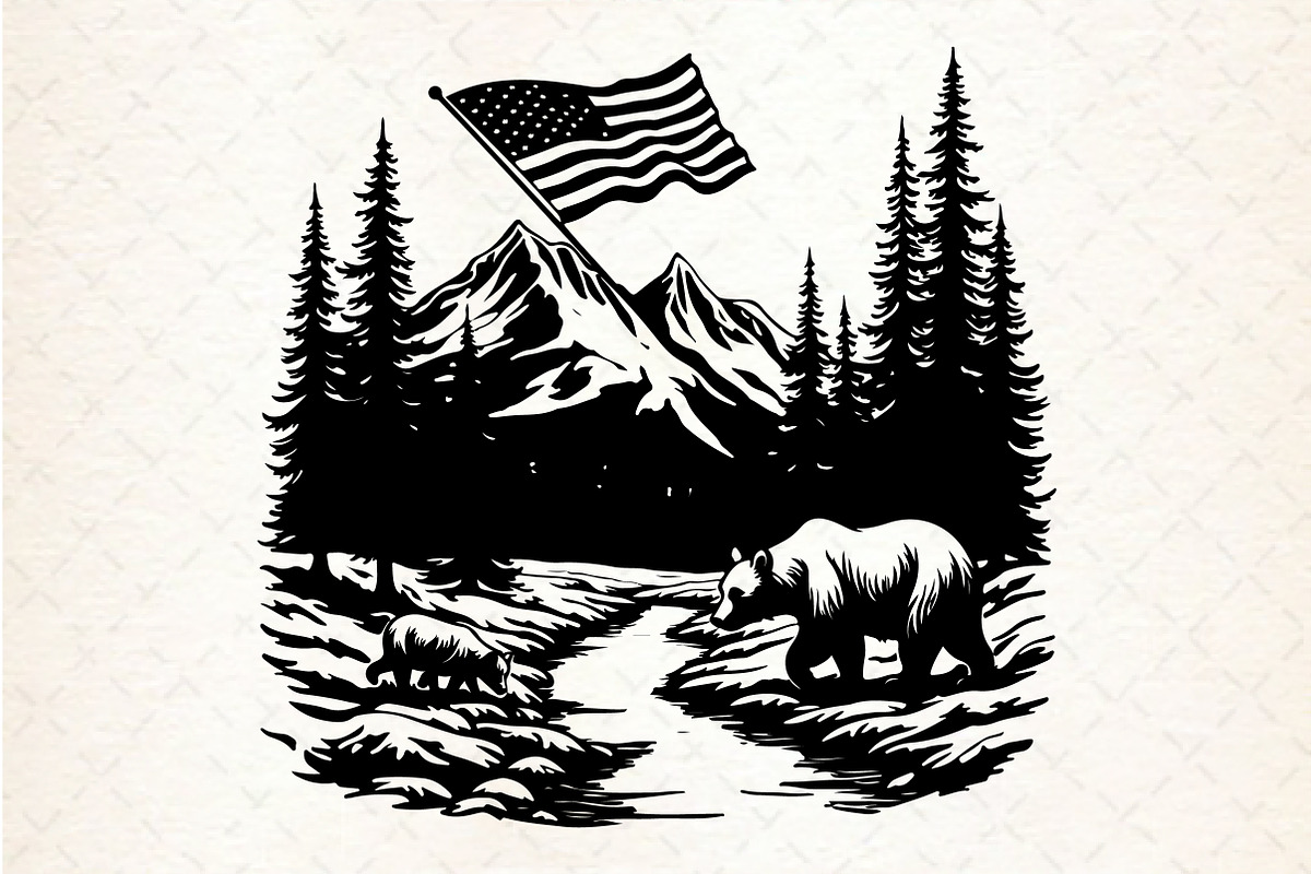 Mountain SVG, Mama Bear SVG  You w, an Illustration by Rose Art (Photo 3 of 7)