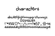 Baker's Dozen Font, a Handwritten Font by Miss Tiina (Thumbnail 2 of 5)