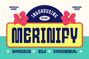 Merinify, a Sans Serif Font by graphicook (Thumbnail 1 of 10)