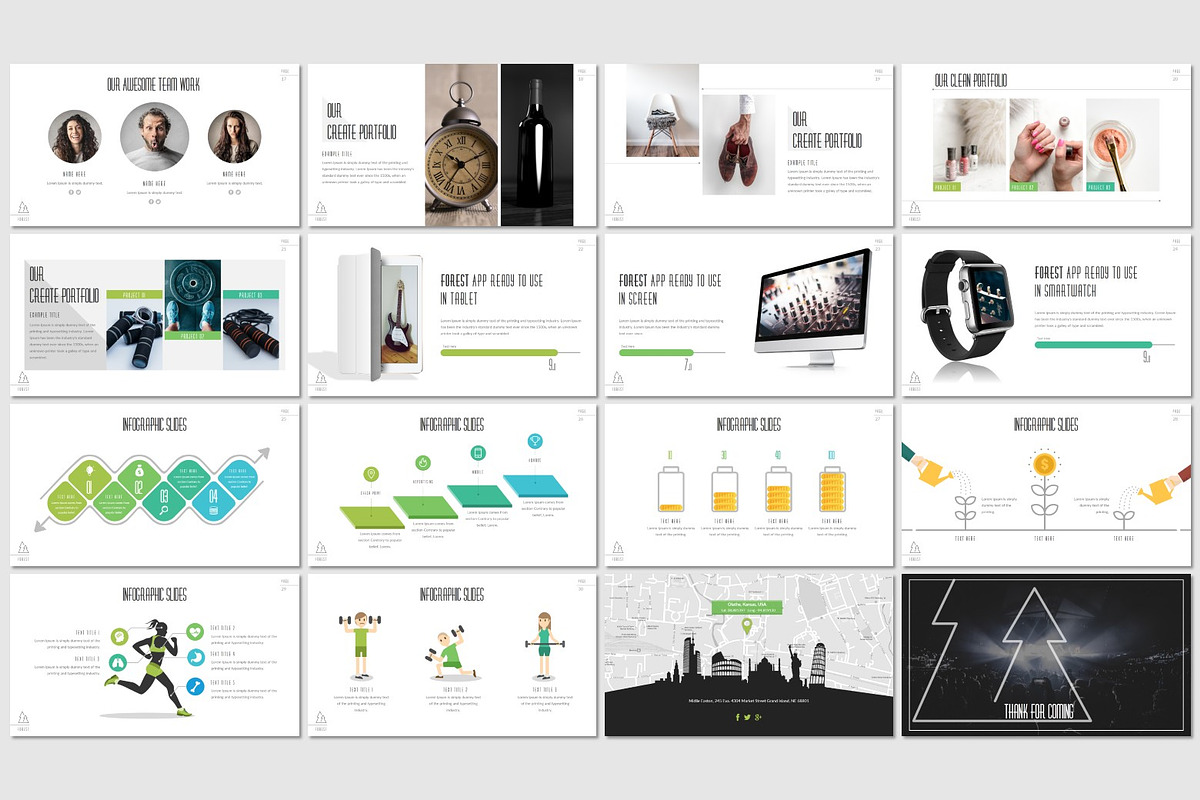 Forest - Presentation Template, a Presentation Template by inspirasign (Photo 3 of 3)