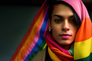Young transgender man. Generative Ai, a Person Photo by Ales Munt