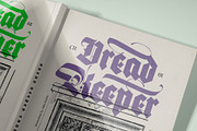 Black Brave Typeface, a Blackletter Font by alit design (Thumbnail 10 of 21)