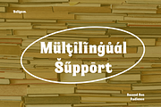 SS Bellgum - Retro Bold Serif, a Serif Font by Typocracy Studio (Thumbnail 8 of 9)