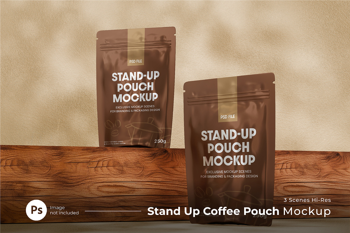 Pouch Mockup, a Cups & Container Mockup by Rahardi Creative (Photo 1 of 4)