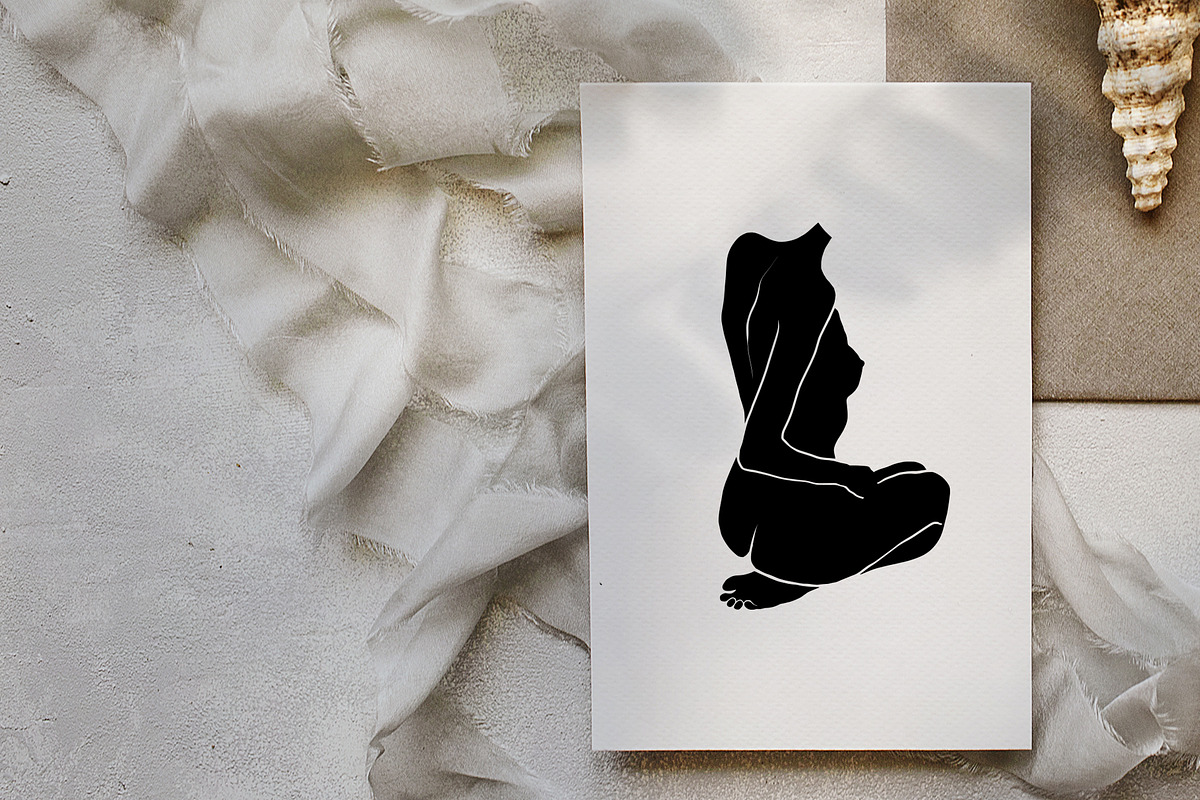 Zoe | Woman Figures & Silhouettes, an Object Graphic by Roma Design (Photo 5 of 10)