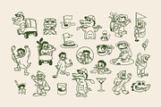 Golf Mascot Illustration Pack, a Sport Illustration by Skilline Supply Co. (Thumbnail 2 of 11)