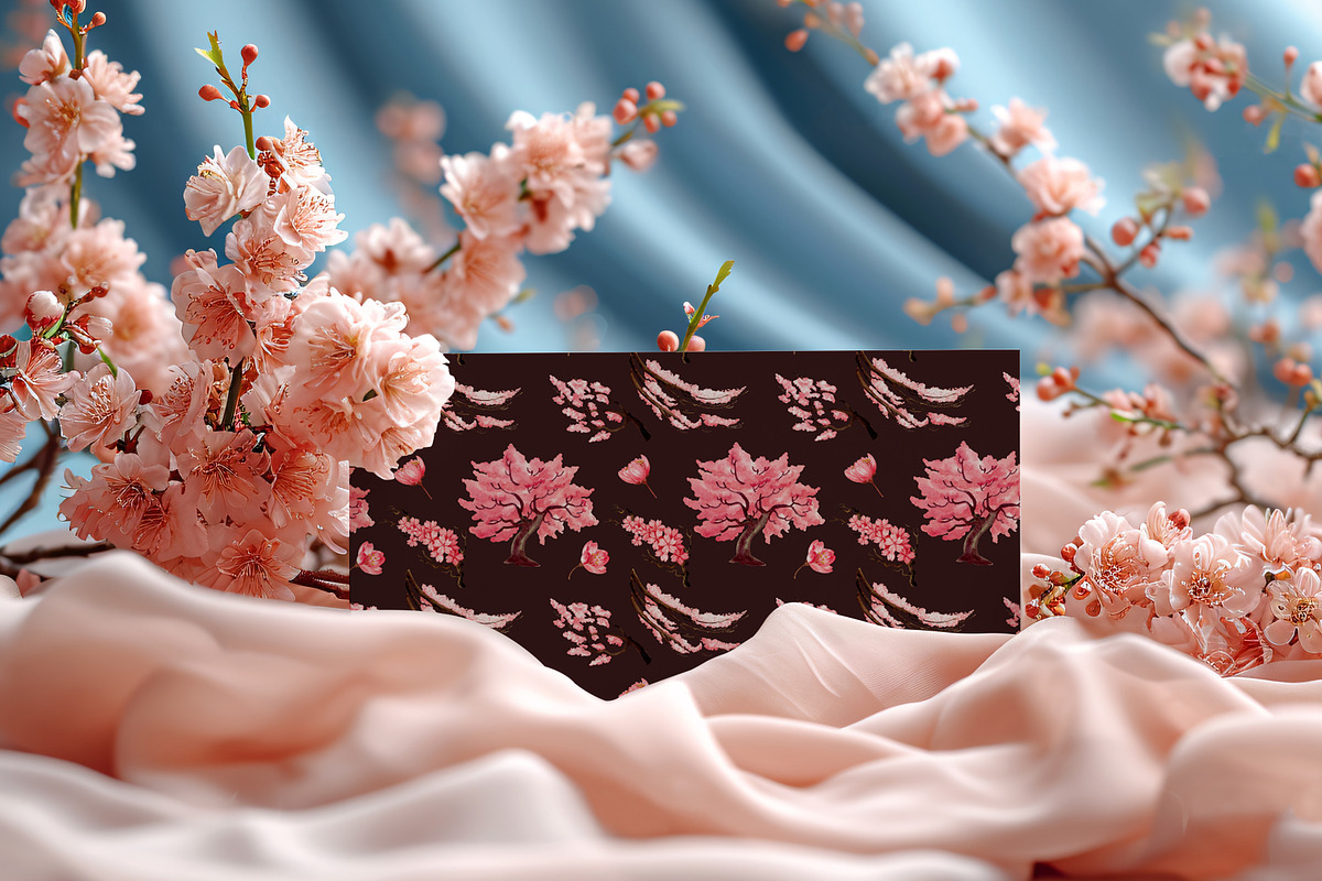 Sakura Harmony – Watercolor, a Seasonal Illustration by CreativeValuation (Photo 8 of 12)
