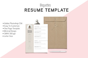 Resume Template - Brittany