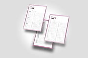 Editable/Printable Planners 2018, a Stationery Template by Outline Design (Thumbnail 6 of 6)